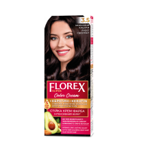 Plaukų dažai FLOREX 3.5 (šaltas kaštonas)
